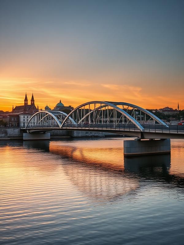 Pedro e Inês bridge over Mondego